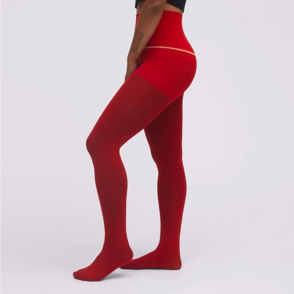 Red Sheertex Tights XS